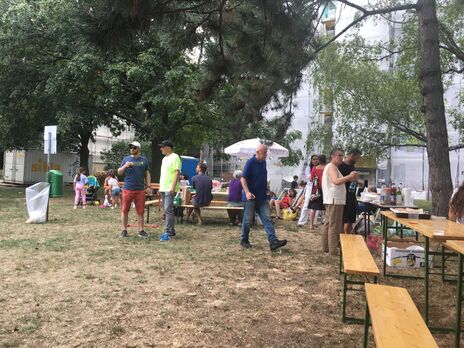 Zahlreiche BesucherInnen bei der Kinderolympiade