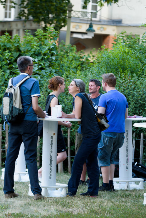 Reger Austausch bei der Veranstaltung