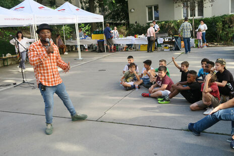 Künstler sorgten für gute Stimmung beim Fest